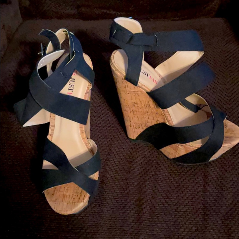COPY - Wedge heel strappy sandals